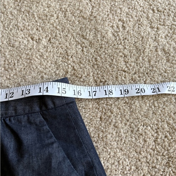 Outback Red Chambray Blue Mini Skirt A Line Size 6 - Picture 12 of 16